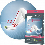 Чулки противоэмболические B.WELL JW-214, размер 3, цвет белый