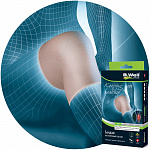 Бандаж B.WELL rehab W-331 на коленный сустав, размер L, бежевый