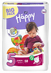 Подгузники BELLA baby Happy Adventure 5 (12-25 кг) junior, 58 шт