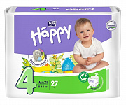 Подгузники BELLA baby Happy Fun 4 (8-18 кг), maxi, 27 шт.