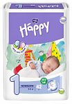Подгузники BELLA baby Happy Start 1 (2-5 кг) newborn, 42 шт