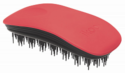 Расческа для волос IKOO home black-fireball, черные зубчики, огненный шар
