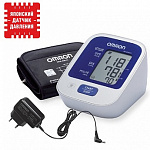 Тонометр OMRON M2 Classic автоматический + Адаптер + Универсальная манжета (HEM-7122-ALRU)