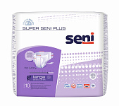 Подгузники для взрослых Super SENI Trio, Large, 10 шт.