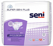 Подгузники для взрослых Super SENI Plus Extra Large, 10 шт