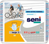 Подгузники для взрослых SENI Active Normal Large, 10 шт.