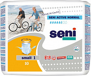 Подгузники для взрослых SENI Active Normal Small, 10 шт.